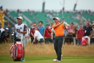 Rickie Fowler during the 143rd Open Championship